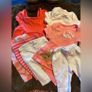 Baby girl clothes bundle 🎀